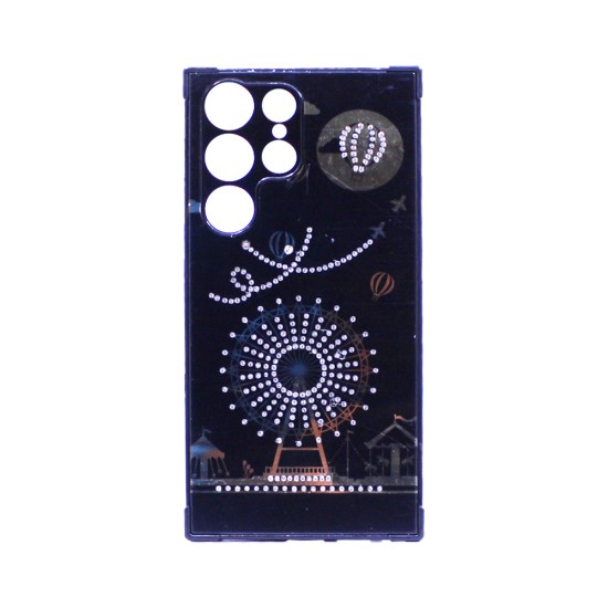 Funda Duro Diseño para Samsung Galaxy S23 Ultra Negro Funda Duro Diseño para Samsung Galaxy S23 Ultra Negro